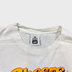 Vintage 1993 Cheers Boston T Shirt Mens XL White Lee Heavyweight USA TV Show Tee
