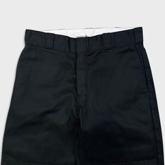 Dickies Pants Mens 30x30 Black Loose Fit Double Knee Workwear Baggy Trousers