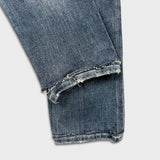 Dsquared2 Jeans Mens 30x27 Blue Distressed Slim Taper Straight Medium Wash Denim Pants