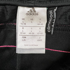 Adidas Climacool Track Pants Mens Large Black Essentials 3 Stripe Training Athletic Jogger