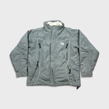 The North Face Jacket Womens Medium Gray HyVent Outdoor Full Zip Ski Bomber