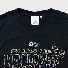 October's Very Own x Toronto Raptors T Shirt Mens Large Black Sour Patch Kids Glow Up Halloween Tee