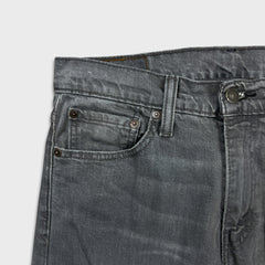 Levi's 511 Jeans Mens 32x30 Gray Slim Fit Stone Wash Stretch Mid Rise Denim Pants
