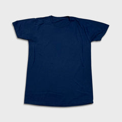 Vintage Y2K Blank T Shirt Mens Medium Blue Faded Classic Basic Short Sleeve Tee
