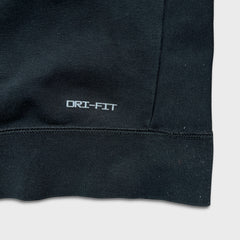 Nike Jordan Brand Hoodie Men 2XL Black Center Jumpman Pullover Hooded Sweater