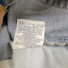 Vintage 90s Levi's 550 Jeans Mens 33x32 Blue Relaxed Fit Tapered Leg Light Wash Pants