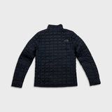 The North Face ThermoBall Eco Jacket Mens Small Black Puffer Insulated Full Zip
