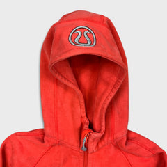 Lululemon Scuba Hoodie Womens Size 4 Orange Full Zip Hooded Sweatshirt