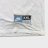 Vintage 90s Nike Carolina Tar Heel University Shirt Mens 2XL White NCAA Long Sleeve