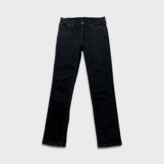 Levi's 511 Jeans Mens 30x30 Black Slim Fit Mid Rise Dark Wash Stretch Denim Pants