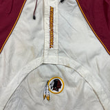 Vintage Y2K Reebok Washington Redskins Heavy Jacket Mens Medium White 1/4 Zip NFL Football