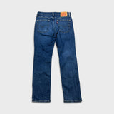 Levi's 514 Jeans Mens 32x30 Blue Slim Straight Fit Stretch Faded Medium Wash Denim Pants