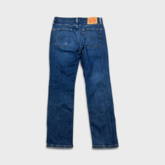 Levi's 514 Jeans Mens 32x30 Blue Slim Straight Fit Stretch Faded Medium Wash Denim Pants