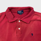 Vintage 90s Polo Ralph Lauren Shirt Mens Large Red Pony Sun Faded Short Sleeve
