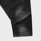 Vintage 90s Levi's 516 Jeans Mens 33x32 Black Slim Fit Straight Leg Faded Denim Pants