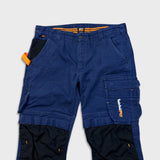 Timberland PRO Pants Mens 38x32 Blue Ironhide Kneepad Utility Cargo Workwear
