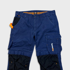 Timberland PRO Pants Mens 38x32 Blue Ironhide Kneepad Utility Cargo Workwear