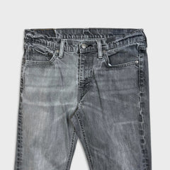 Levi's 541 Jeans Mens 32x29 Grey Athletic Taper Faded Stone Wash Denim Pants