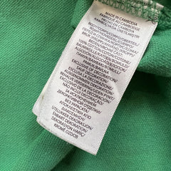 Polo Ralph Lauren Shirt Mens Large Green Nautical Flags Big Pony Short Sleeve