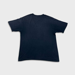 Vintage 90s Sun Faded Blank T Shirt Mens XL Black Single Stitched Distressed Tee