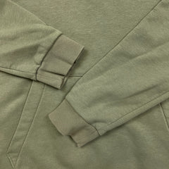 Adidas Hoodie Mens Medium Green Essentials Stripe Spell Out Logo Hooded Sweater