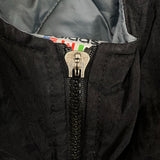 Vintage 90s Adidas Jacket Mens Large Black Essential Stripe Full Zip