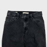 Levi's Jeans Womens 28x31 Black Baggy Dad Dark Wash Faded Denim Pants