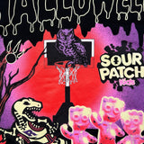 October's Very Own x Toronto Raptors T Shirt Mens Large Black Sour Patch Kids Glow Up Halloween Tee