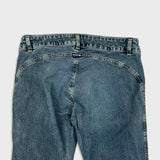Silver Jeans Womens 32x35 Blue Flare Leg Bootcut Low Rise Dark Wash Y2K Denim Pants