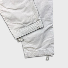 G-Star Raw Pants Mens 34x30 White Straight Fit Casual Utility Cargo Trousers