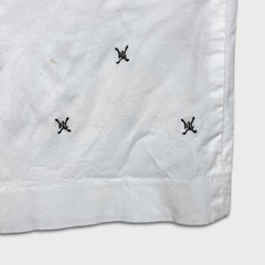 Lauren Active Ralph Lauren Shorts Womens Size 4 White Embroidered Golf Khakis