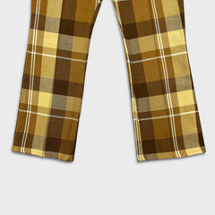 Vintage 70s Levi’s Sta-Prest Pants Mens 32x29 Brown Plaid Flare Leg Trousers