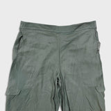 Lululemon Metropolis Maven High Rise Crop Womens Size 14 Gray Sage Pants