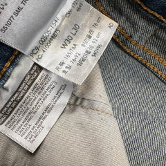 Levi's 505 Jeans Mens 30x30 Blue Original Straight Leg Medium Wash Denim Pants