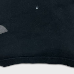 Vintage Y2K Ed Hardy Christian Audigier T Shirt Womens Small Black Faded Floral Graphic Top