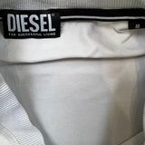 Diesel T Shirt Mens Medium White Grunge Short Sleeve Graphic Tee