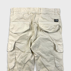 G-Star Raw Pants Mens 30x30 Beige Droner Relaxed Tapered Cargo Utility Trouser