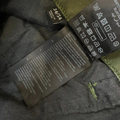G-Star Raw Pants Mens 34x34 Green Rovic Zip 3D Straight Tapered Utility Cargo