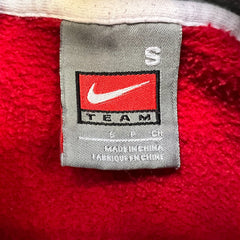 Vintage Y2K Nike Team Canada Hoodie Mens Small Red Center Swoosh Hockey NHL Pullover