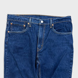 Levi's 516 Jeans Mens 34x31 Blue Slim Straight Leg Stretch Medium Wash Denim Pants