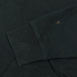 Michael Kors Sweatshirt Mens Large Black Embroidered MK Logo Pullover Sweater