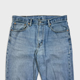 Levi's 516 Jeans Mens 36x34 Blue Slim Straight Leg Light Wash Denim Pants