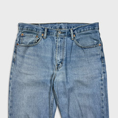 Levi's 516 Jeans Mens 36x34 Blue Slim Straight Leg Light Wash Denim Pants