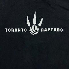 Vintage Y2K Toronto Raptors T Shirt Mens Large Black NBA Basketball Distressed Faded Tee