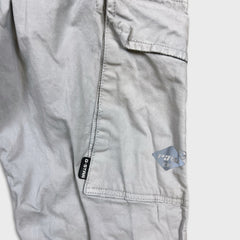 G-Star Raw 3301 Pants Mens 32x27 Gray Straight Fit Casual Utility Cargo Trousers