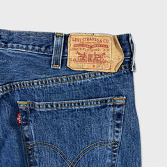 Levi's 501 Jeans Mens 38x32 Blue Original Fit Straight Medium Wash Denim Pants