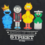 Neff x Sesame Street T Shirt Mens Medium Black Graphic Cartoon Short Sleeve Tee