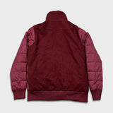 Tommy Hilfiger Jacket Mens Medium Red Full Zip Outdoor Down Heavy Bomber Coat