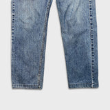 Vintage 90s Levi's 505 Jean Mens 34x28 Blue Original Fit Straight Leg Light Wash Pants