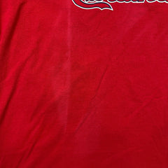 Vintage Y2K Majestic St Louis Cardinals T Shirt Mens XL Red MLB Baseball Tee